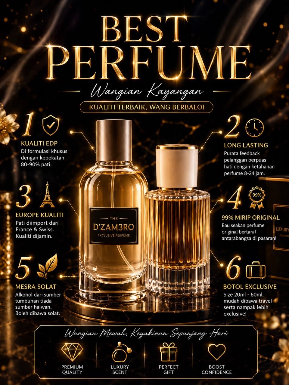 Kelebihan Perfume D'Zambro
